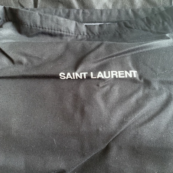 YSL saint Laurent black and silver Kate clutch new - Picture 4 of 14